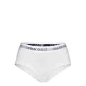 URBAN QUEST 3-Pack Women Bamboo Hipster Panty - White - XS