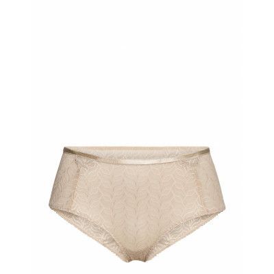 Vivi Hipsters Lingerie Panties Hipsters/boyshorts Beige Underprotection