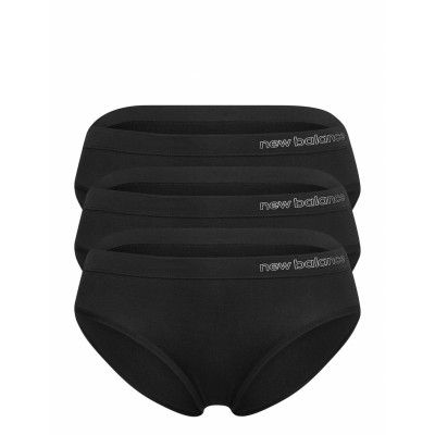 W Prfrmnc Smls Hr Hpster 3Pk Lingerie Panties Hipsters/boyshorts Svart New Balance