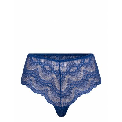 Wave Lace Cassia Hipster Hipstertrosa Underkläder Blue Becksöndergaard
