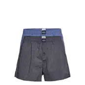 Jockey Boxer Woven 2P - Blue - 5XL