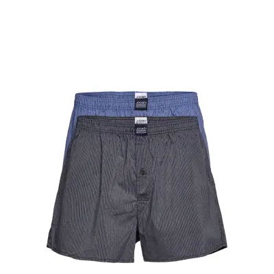 Jockey Boxer Woven 2P - Blue - 5XL