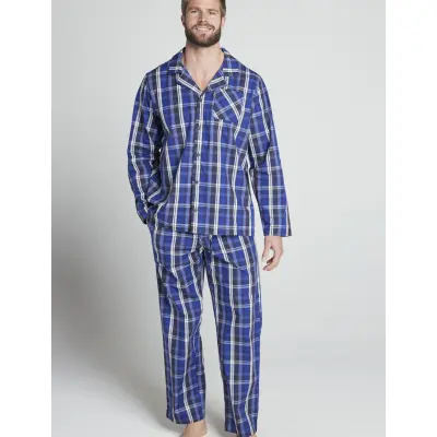 Jockey Pyjama 1/1 Woven - Blue - S