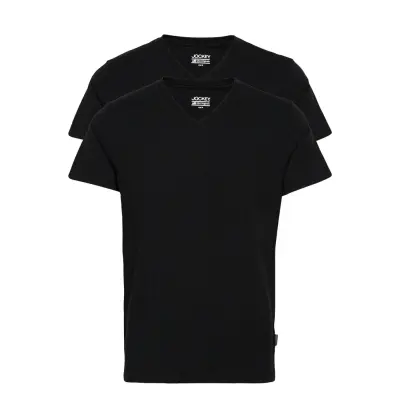 Jockey V-Shirt 2-P - Black - XL