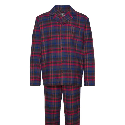 Jockey Pyjama 1/1 Flannel Blå
