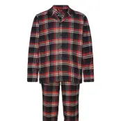 Jockey Pyjama 1/1 Flannel Svart