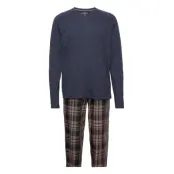 Pyjama 1/1 Mix Pyjamas Marinblå Jockey