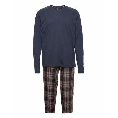 Pyjama 1/1 Mix Pyjamas Marinblå Jockey