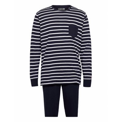 Pyjama 1/1 Knit Pyjamas Navy Jockey
