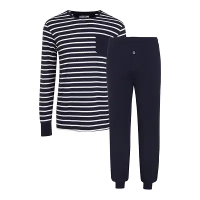 Pyjama 1/1 Knit Pyjamas Navy Jockey