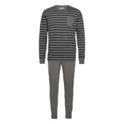 Pyjama Knit Pyjamas Grå Jockey