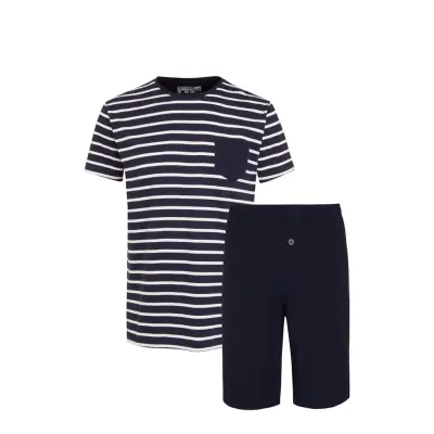 Pyjama 1/2 Knit Pyjamas Multi/mönstrad Jockey