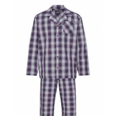 Pyjama Woven Pyjamas Blå Jockey