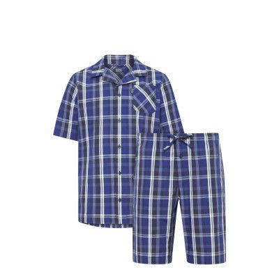 Jockey Pyjama 1/2 Woven Blå