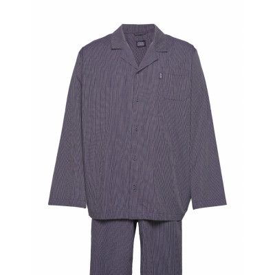 Pyjama 1/1 Woven *Villkorat Erbjudande Pyjamas Blå Jockey