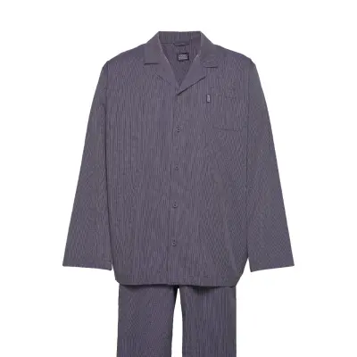 Pyjama 1/1 Woven *Villkorat Erbjudande Pyjamas Blå Jockey