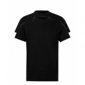 T-Shirt 2-P Tops T-shirts Short-sleeved Black Jockey