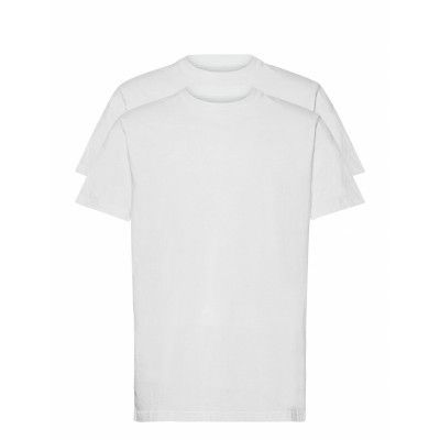 T-Shirt 2-P Tops T-shirts Short-sleeved White Jockey