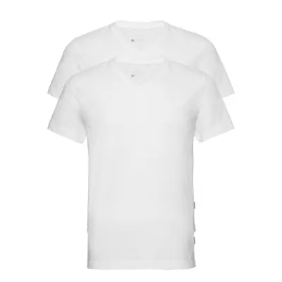 V-Shirt 2-P T-shirts Short-sleeved Vit Jockey