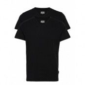 V-Shirt 2-P Tops T-shirts Short-sleeved Black Jockey