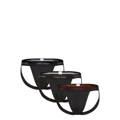 Calvin Klein Jock Strap 3Pk - Black - M