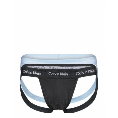 Jock Strap 2Pk Kalsonger Y-front Briefs Svart Calvin Klein