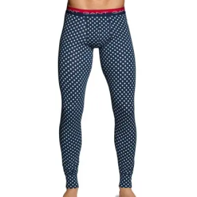 Gant Long Johns Cotton Stretch Star * Fri Frakt *