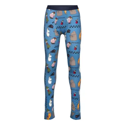 MUMIN Fotspår2 Långkalsong Blå