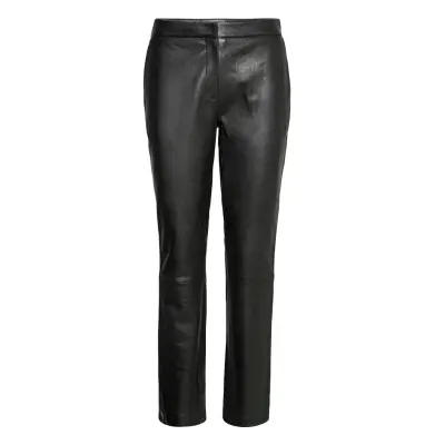 2nd Avon Leather Leggings/Byxor Svart 2NDDAY