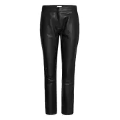2nd Barrow Thinktwice Leather Leggings/Byxor Svart 2NDDAY