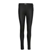 2nd Jill Leather Leggings/Byxor Svart 2NDDAY