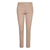 2nd Leya Leather Leggings/Byxor Beige 2NDDAY