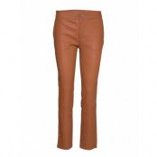 2nd Leya Trousers Leather Leggings/Byxor Orange 2NDDAY
