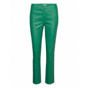 2Nd Leya - Stretch Leather Bottoms Trousers Leather Leggings-Byxor Green 2NDDAY