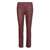 2Nd Leya - Stretch Leather Trousers Leather Leggings/Byxor Brun 2NDDAY