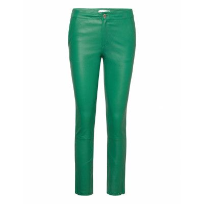 2Nd Leya - Stretch Leather *Villkorat Erbjudande Trousers Leather Leggings/Byxor Grön 2NDDAY