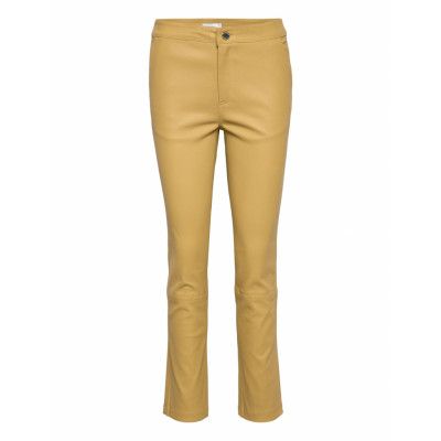 2Nd Leya - Stretch Leather Trousers Leather Leggings/Byxor Guld 2NDDAY