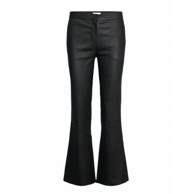 2nd Mauser Trousers Leather Leggings/Byxor Svart 2NDDAY