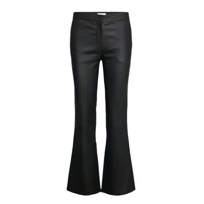2nd Mauser Trousers Leather Leggings/Byxor Svart 2NDDAY