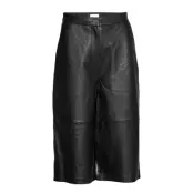 2nd Muda Trousers Leather Leggings/Byxor Svart 2NDDAY