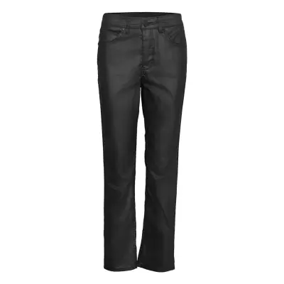 2nd Riggis Comfort Coated Trousers Leather Leggings/Byxor Svart 2NDDAY