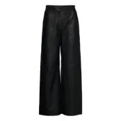 2Nd Rusty - Autumn Leather Trousers Leather Leggings/Byxor Svart 2NDDAY