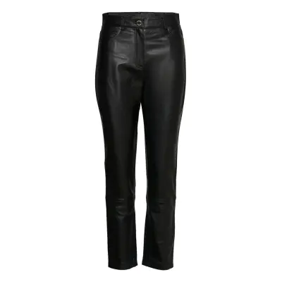 2Nd Sage - Classic Leather Trousers Leather Leggings/Byxor Svart 2NDDAY