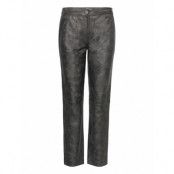 2Nd Willis - Uneven Leather Bottoms Trousers Leather Leggings-Byxor Black 2NDDAY