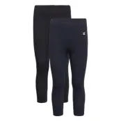 Champion 2Pack Leggings Marinblå