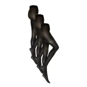 3-Pack Ladies Microfiber Tights 40 Den. Lingerie Pantyhose & Leggings Svart NORVIG