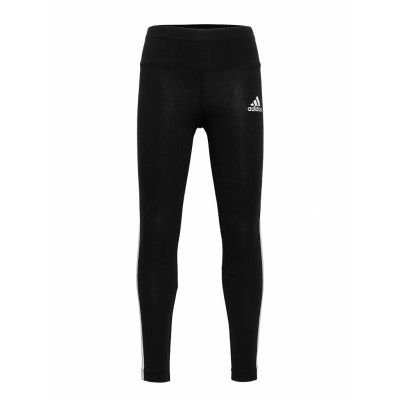 3-Stripes Cotton Leggings Leggings Svart Adidas Performance