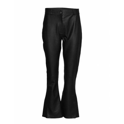 50172 Leather Leggings/Byxor Svart DEPECHE