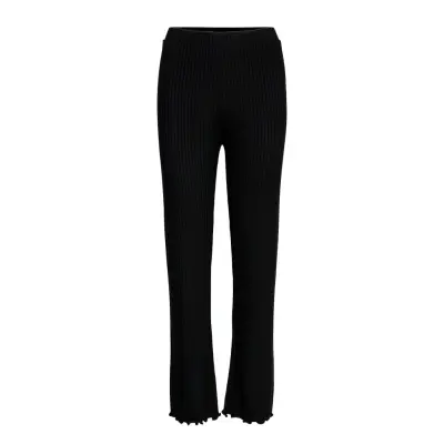 5X5 Solid Lonnie Leggings Fav Bottoms Trousers Joggers Svart Mads Nørgaard