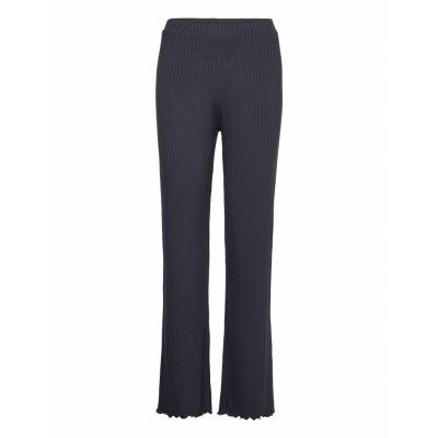 5X5 Solid Lonnie Pants Fav *Villkorat Erbjudande Trousers Joggers Marinblå Mads Nørgaard